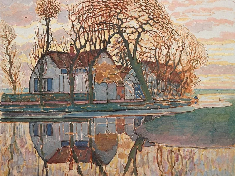 1872-Pieter Cornelis Mondriaan - Fattoria vicino a Duivendrecht - Art Institute of Chicago